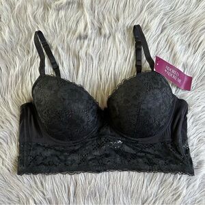 New-ish Adore Me Black Lace Bra 38C